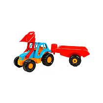 Дитяча іграшка для хлопчика ігровий Трактор Оріон З Причепом «Арт.993»