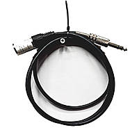 SH Cable SK 1.0 BK Готовый микрофонный кабель 6.3 стерео-XLR папа, 1м.