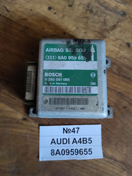 No47 Б/у Блок управління Airbag 8A0959655 для Audi A4B5 1997-2004, фото 1