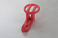 Мебельный крючок Poliplast КП-ПК одинарный - прозрачный красный