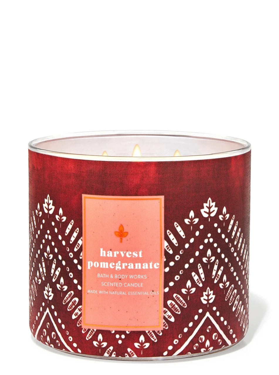 Ароматизована свічка Harvest Pomegranate Bath & Body Works, фото 1
