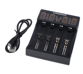 Зарядний пристрій Liito Kala Lii-402 для Li-ion / LiFePO4/ Ni-MH/Ni-Cd батарей, 4 канали