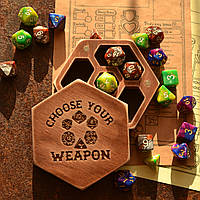 Переносна коробка для кубиків (Dungeons and Dragons) D&D . B07 Кубики у вартість не входят.