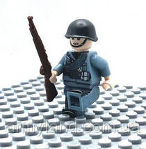 Военные фигурки, Итальянский солдат №1 1шт, BrickArms, фото 2