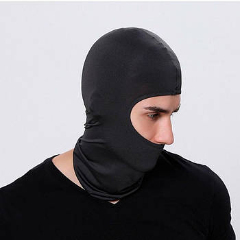 Балаклава (чоловіча, жіноча) Мікродайвінг / Підшоломник Чорний / Балаклава сезон Весна