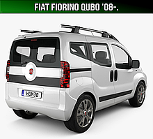 ЄВА килимок в багажник Fiat Fiorno Qubo '08-. EVA килим багажника на Фіат Фіоріно Кубо