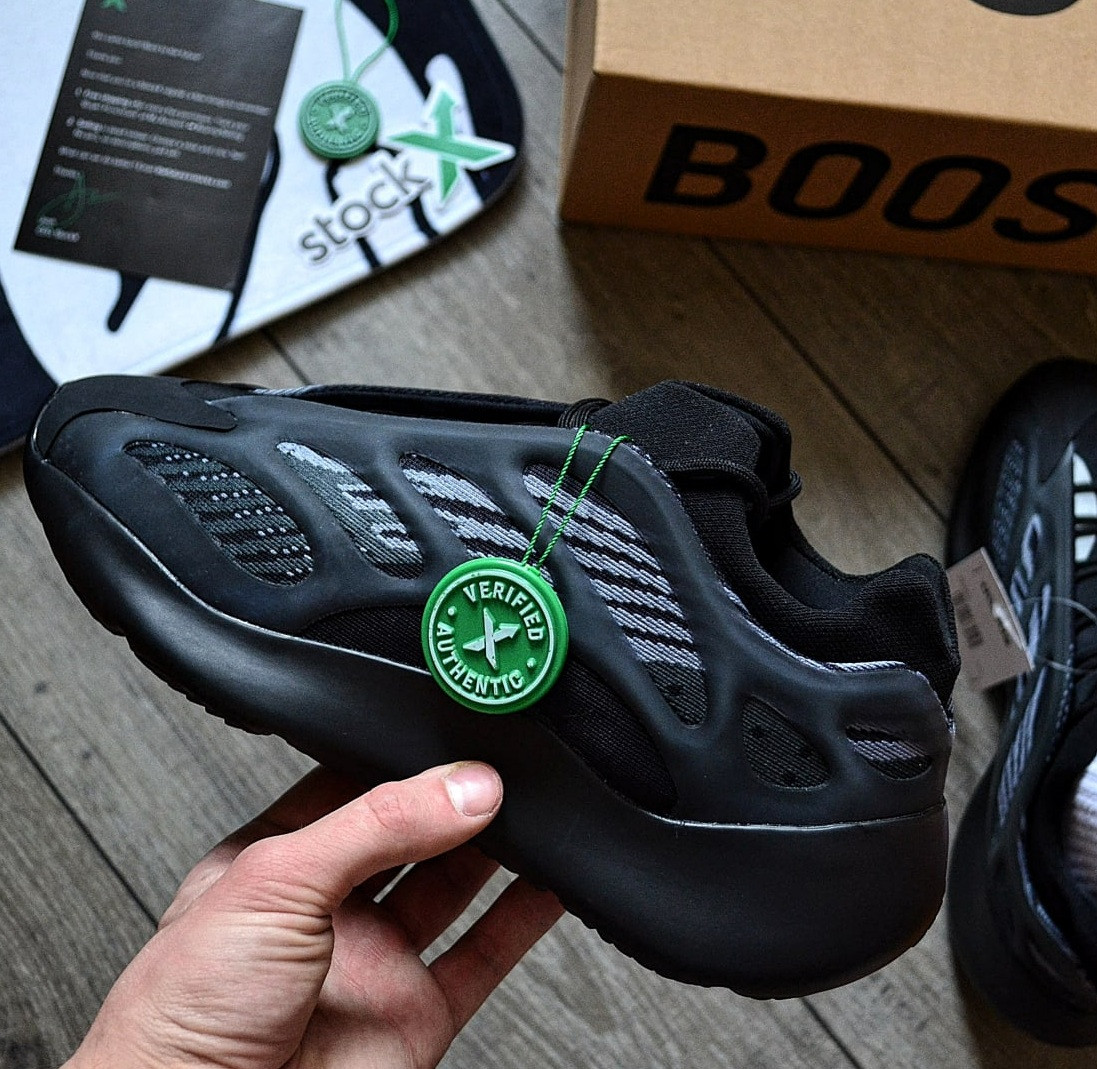 Чоловічі кросівки Yeezy Boost 700 V3 'Alvah' весна-осінь-літо демісезонні неонові чорні. Фото в живу. топ, фото 1