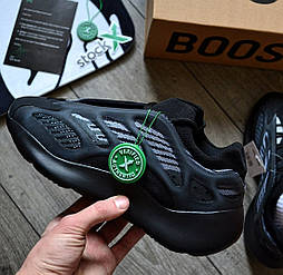 Чоловічі кросівки Yeezy Boost 700 V3 'Alvah' весна-осінь-літо демісезонні неонові чорні. Фото в живу. топ
