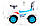 Машинка-каталка толокар ТехноК, дитячий автомобіль для прогулянок, спинка сигнал, транспорт для дітей, фото 3