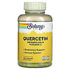 Solaray, кверцетин, бромелаїн і вітамін С, 120 капсул VegCap