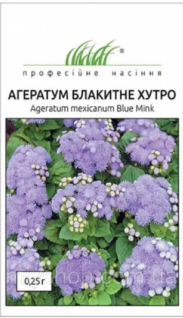 Агератум блакитне хутро 0,25 гр Професійне насіння Нидерланды