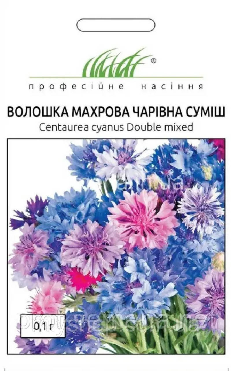 Волошка махрова Чарівна суміш 0,1гр Професійне насіння Нидерланды