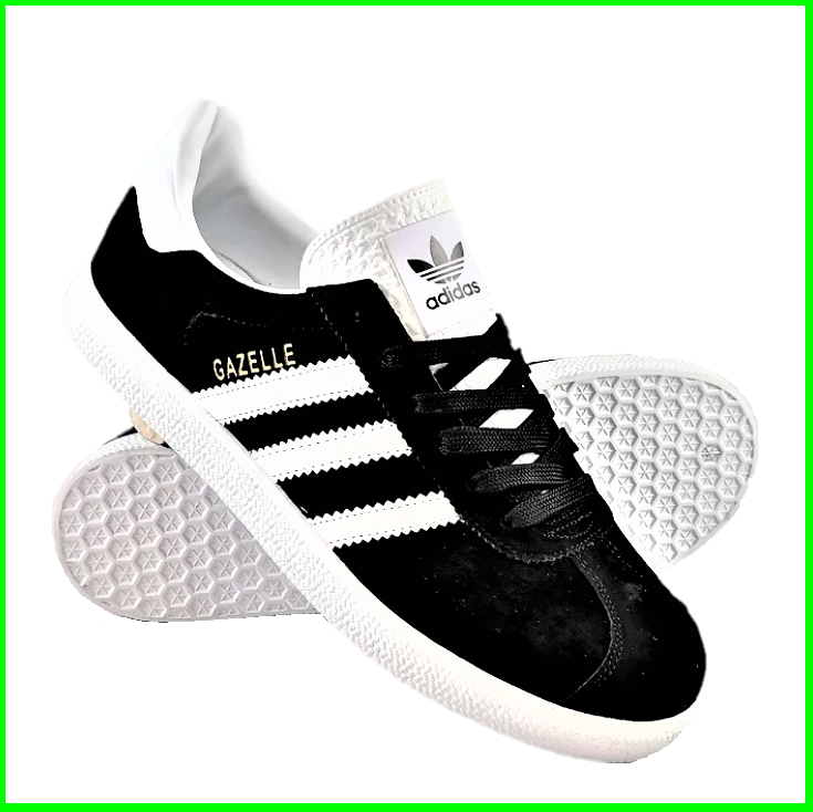 Кроссовки Adidas Gazelle Черные Адидас Женские (размеры: 37,38,39,40,41) Видео Обзор