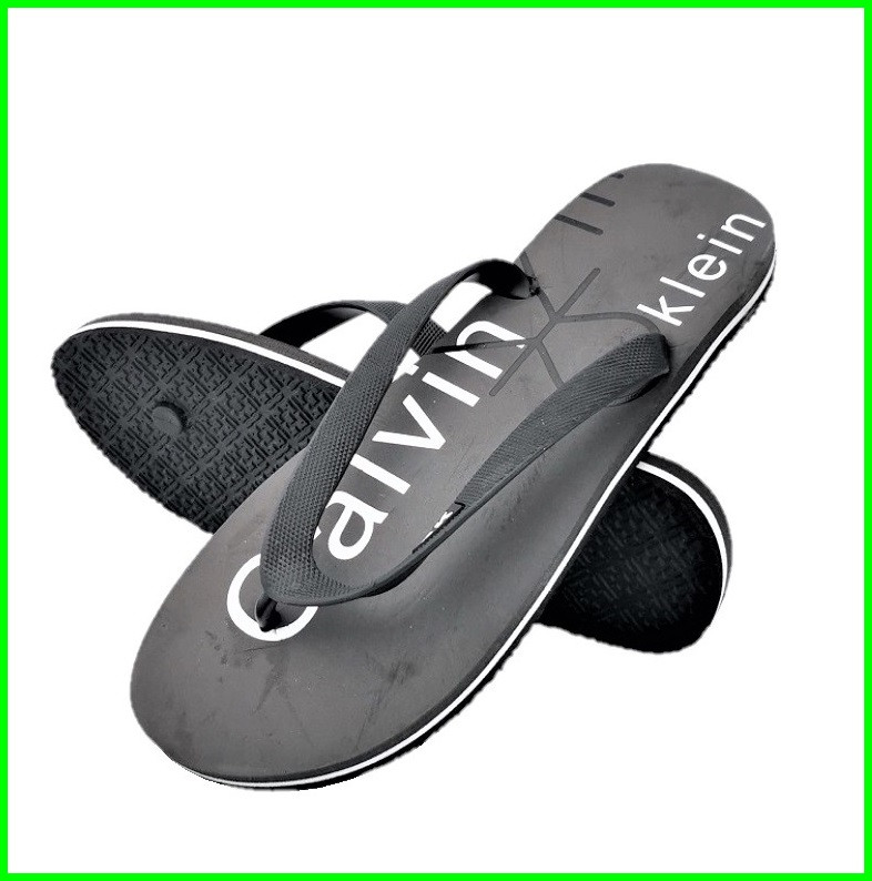 Мужские Вьетнамки Тапочки Calvin Klein Шлёпанцы Серые Шлёпки (размеры: 42,44)