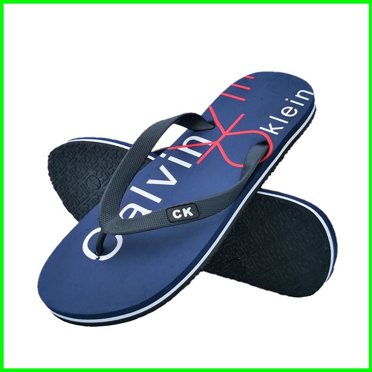 Мужские Вьетнамки Тапочки Calvin Klein Шлёпанцы Синие Шлёпки (размеры: 41,43,45)