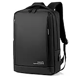 Рюкзак Oumantu 9003, міський портфель для ноутбука 15.6", розмір 42х30х12 см, оригінал — Синій, фото 4