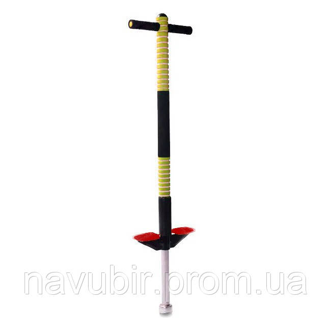 Pogo Stick, детский джампер "Пого Стик", прыгалка-кузнечик для детей - Чёрно-желтый №7 (NV) - фото 1 - id-p1258186711