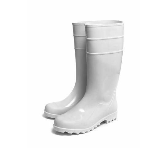 Чоботи гумові білі ПВХ/нітріл (чоловічі)