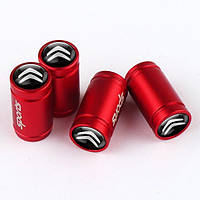 Ковпачки на ніпель для Сітроен Alitek Sports Red Citroen, 4 шт.