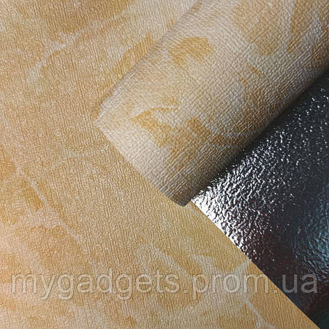 Самоклеючі шпалери бежевий мармур 2800х450х1, 8мм (JC 10), фото 2