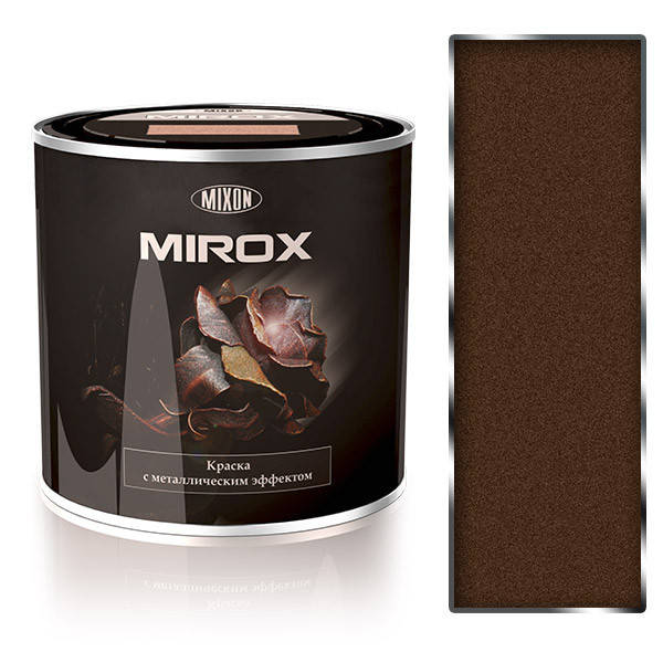 

Термостойкая краска с металлическим эффектом Mixon Mirox №8025 0.75л