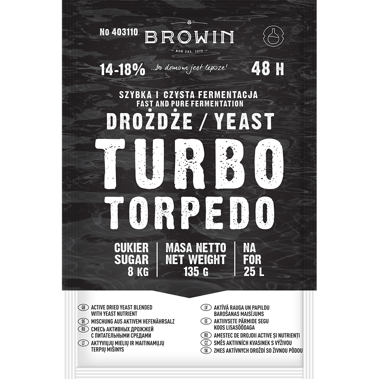 

BIOWIN дрожжи Turbo 48H