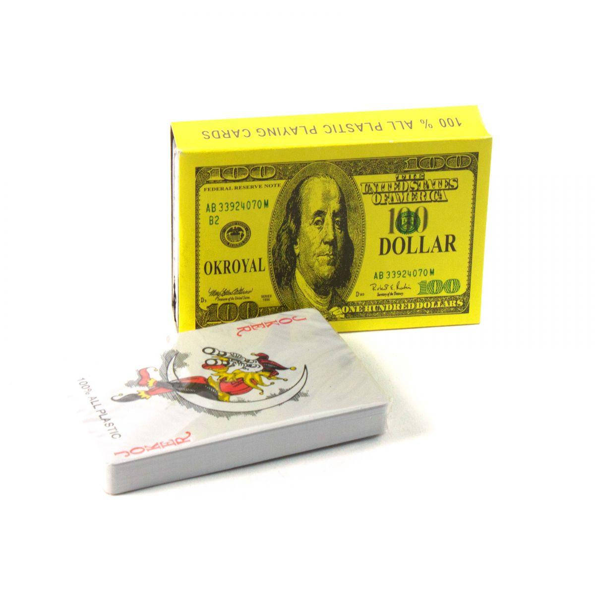 

Карти гральні пластикові "Dollar", 54 шт., Карты игральные пластиковые "Доллар"