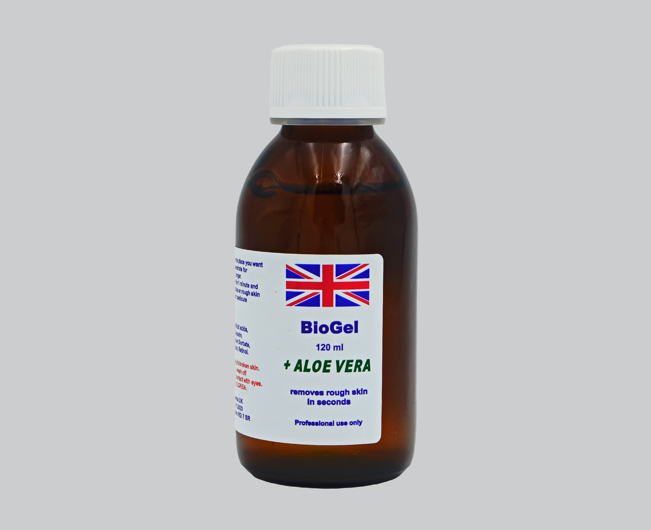 

Кислотный пилинг для педикюра BioGel Aloe Vera, 120 мл
