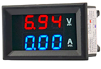 Вольтметр амперметр цифровой с шунтом 0-100В, 10А вольтамперметр