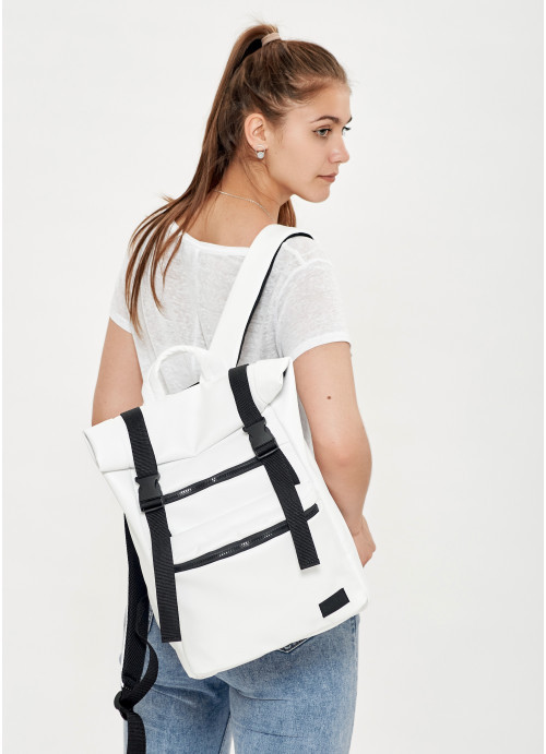 Рюкзак рол Sambag унісекс RollTop LTT білий