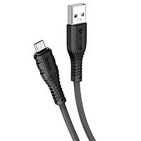 Кабель для зарядки телефона Android microUSB HOCO X67 Original 100см |2.4A| Черный