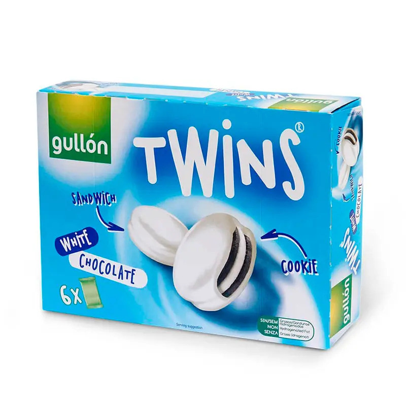 Печиво GULLON Twins White Chocolate 252 г., фото 1