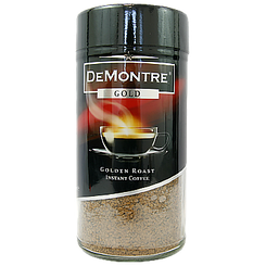 Кава розчинна ДеМонтре голд DeMontre gold 200g 6шт/ящ (Код: 00-00011745)