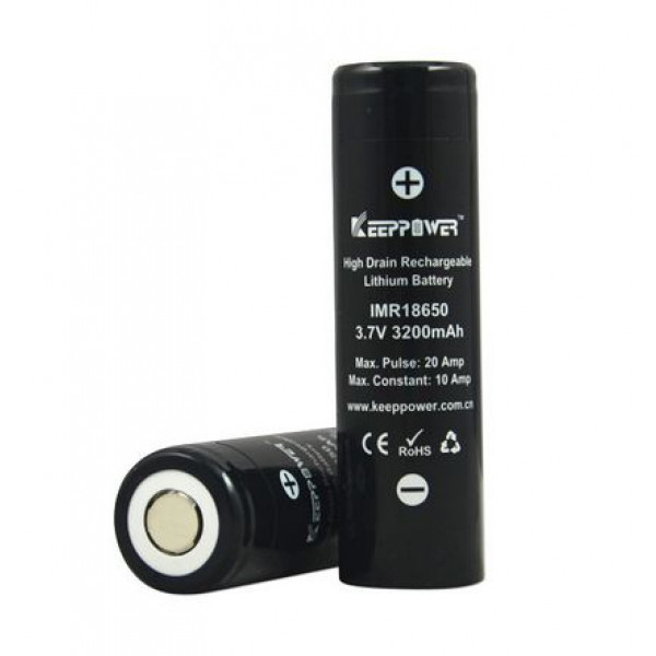 Акумулятор Samsung INR18650-30Q (Keeppower IMR18650 3000 mAh) (Чорний)