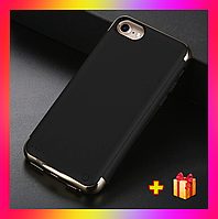 Портативная батарея для iPhone 6 / 7 / 8  3500 мАч Чехол зарядка аккумулятор для айфона черный + ПОДАРОК