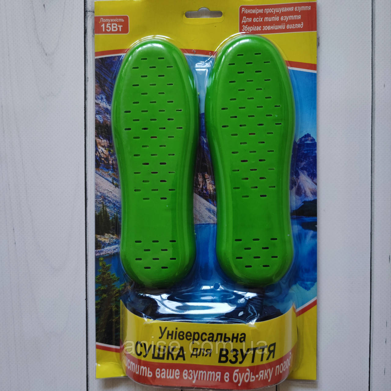 Сушарка для взуття (Електросушарка), (65 мм -175 мм). Сушарка для взуття. Сушка для взуття Зелений, фото 1