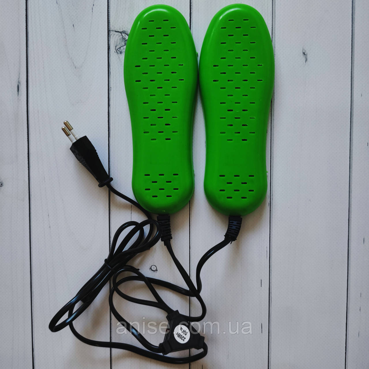 Сушка для обуви (Электросушилка),(65мм-175 мм). Быстрая сушка. Сушилка для обуви. Зеленый - фото 4 - id-p1036207131