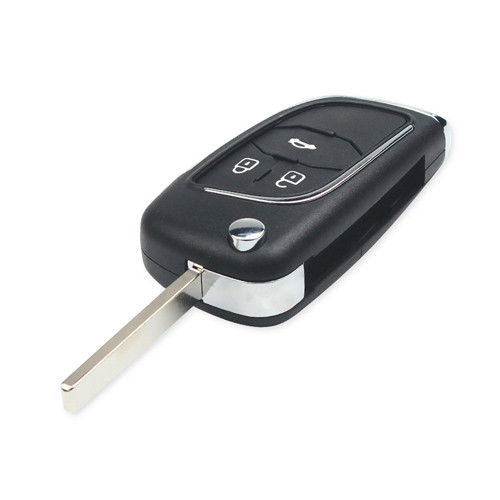 Викидний ключ, корпус під чіп, 3кн DKT0269, Opel Corsa E, HU100, NEW