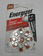 Батарейка ENERGIZER Zinc air 1,4V  AC312 / ZA312 / R36 (160mAH)