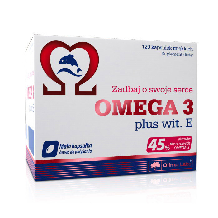 Омега-3 Olimp Omega 3 45% Vitamin E 120 капс