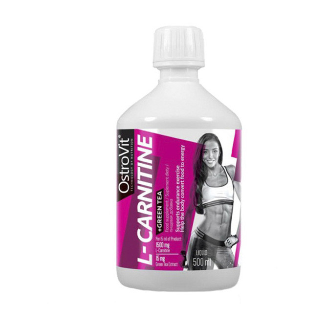 Жироспалювач OstroVit L-Carnitine Green Tea 500 мл