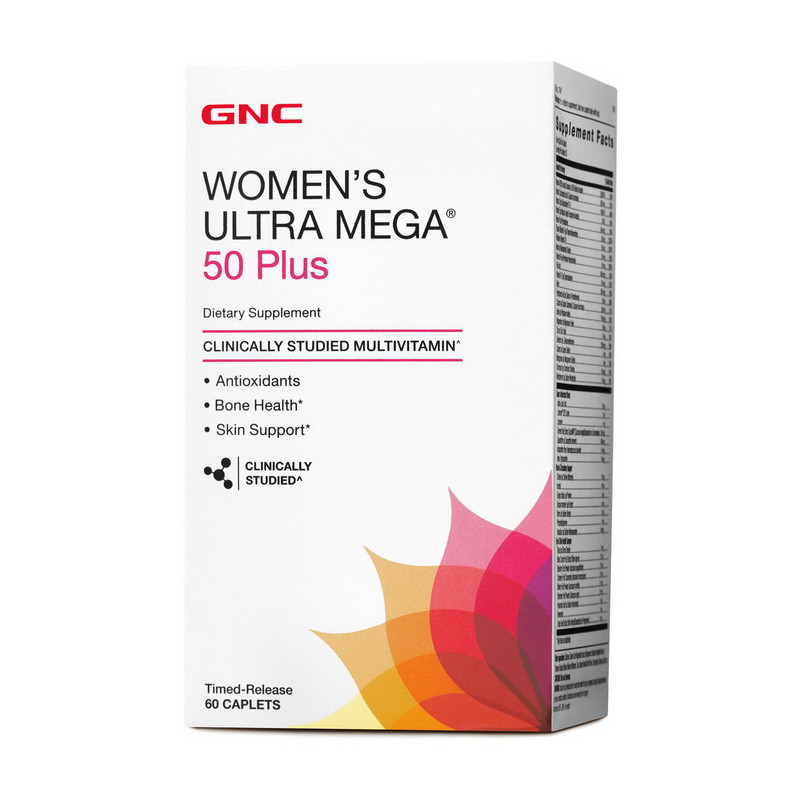 Вітаміни для жінок GNC Women's Ultra Mega 50 Plus 60 капс