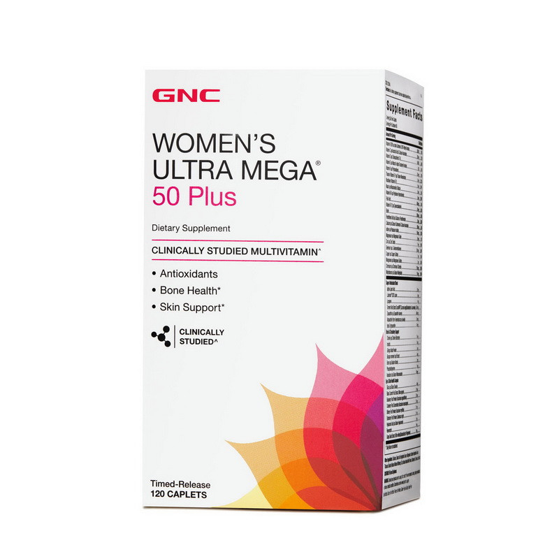 Вітаміни для жінок GNC Women`s Ultra Mega 50 Plus 120 капс