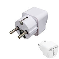 Переходник в розетку с US UK AU на EU вилку