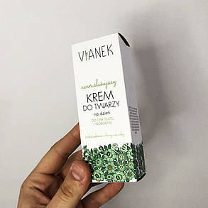 Нормалізуючий денний крем для обличчя Vianek - 50 мл, фото 2