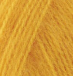 ANGORA REAL 40_216 желтый - 40% шерсть, 60% акрил, фото 2