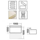 Диван розкладний Веста Люкс Мебель Сервіс, фото 8