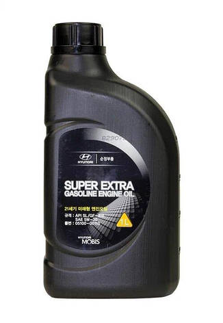 Масло Mobis Hyundai Kia Super Extra Gasoline 5W-30 1л, фото 2