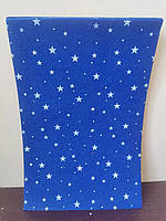 Фетр, Аркуш А4, Зірки 19.5 см х 29.5 см, 1 мм, Ультрамарин, жорсткий
