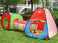 Палатка для Детей с Туннелем для Дома и Улицы, фото 1